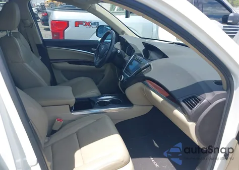 2016 Acura Mdx Acurawatch Plus Package from USA, damaged, VIN 5FRYD3H28GB018853